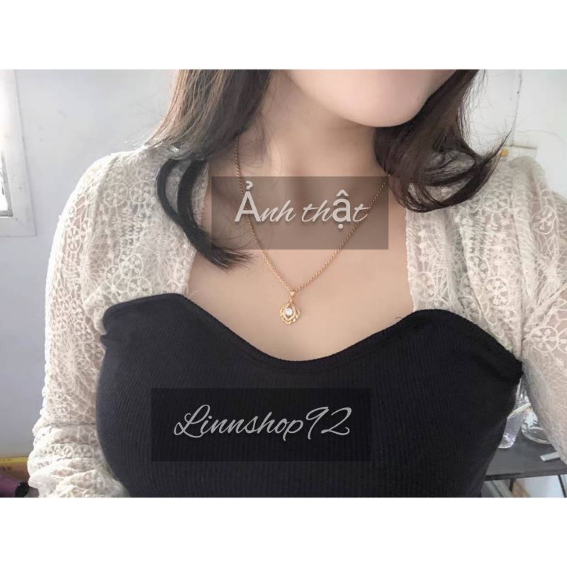 Áo Tay Ren Cúp Ngực