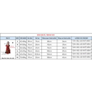 RN215_rập giấy may đầm suông nữ