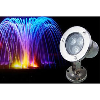 Đèn LED âm nước có đế 3w đổi màu 12VAC/24VA