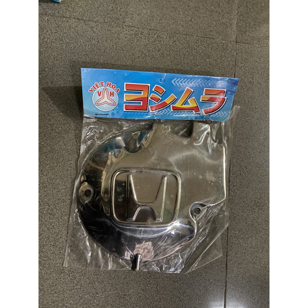 ỐP ĐẦU MÁY CHỮ H INOX SH NHẬP - CHỤP ĐẦU CÔN TRƯỚC SH Ý