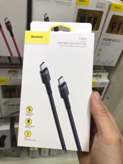 Cáp baseus sạc nhanh TyPeC to TypeC Qc 3.0 thương hiệu Baseus