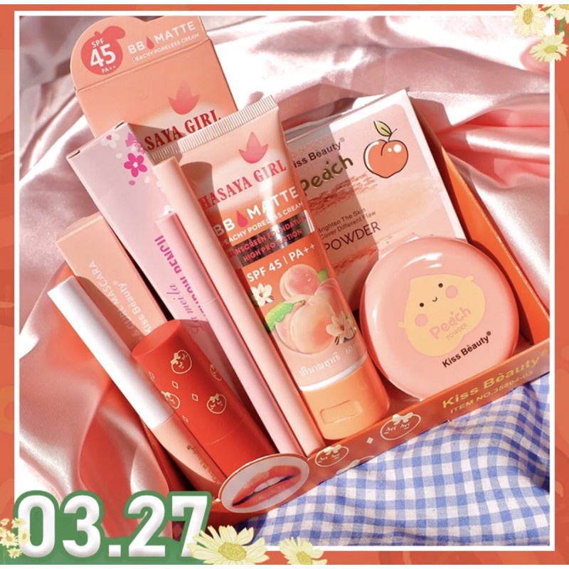 Set makeup 6 món ( Bao gồm: KemBB + phấn trang điểm+ chì kẻ màu + kẻ mắt + Mascara + son môi | BigBuy360 - bigbuy360.vn