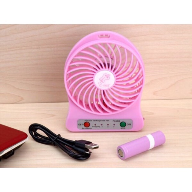 combo 10 quạt tích điện mini
