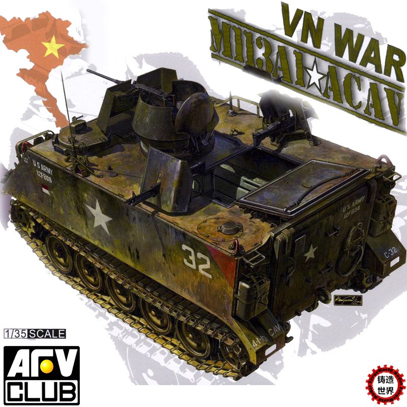 Mô hình lắp ráp 1/35 Xe Tăng Thiết Giáp M113 ACAV AFV Club