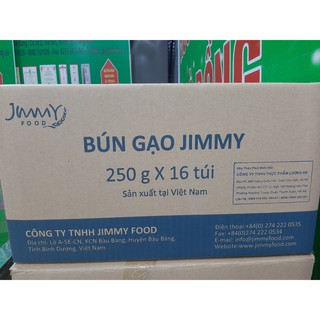 Thùng bún gạo Jimmy <16 gói x 250g>
