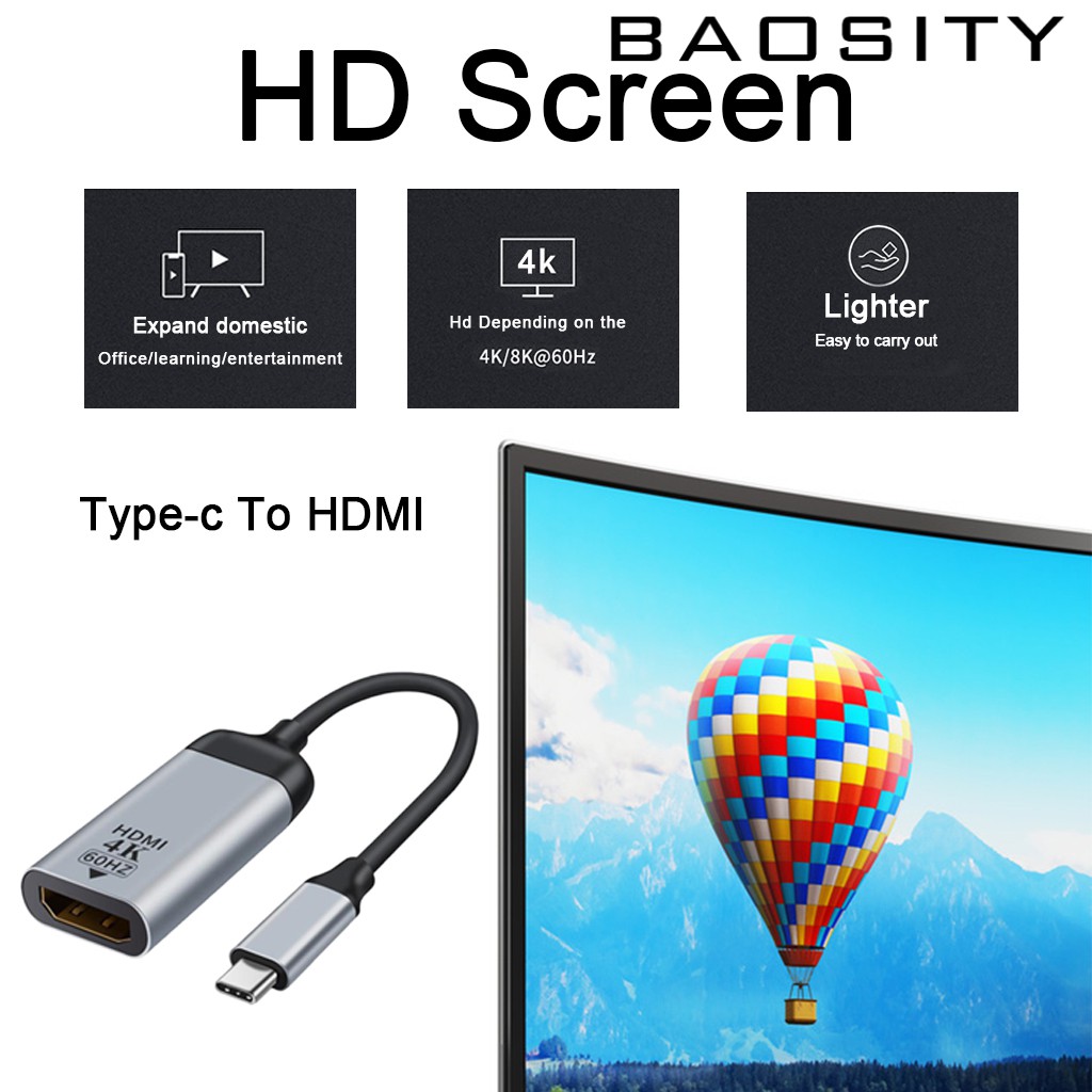 Cáp Chuyển Đổi Type-C Usb C Sang Hdmi / Dp / Mini Dp / Vga 2.0 4k