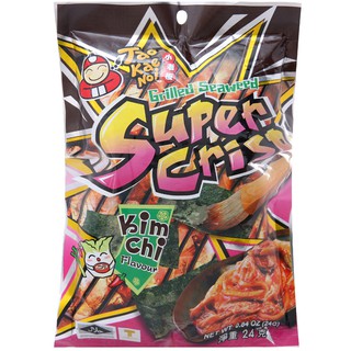 Snack rong biển nướng vị kim chi Tao Kae Noi Super Crisp (gói 24g)