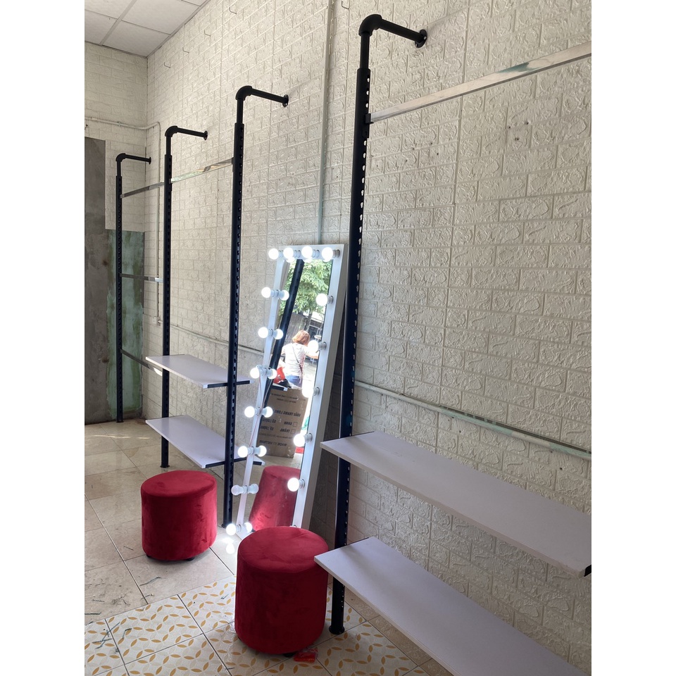 GIÁ TREO HỆ THỐNG THÔNG MINH - THANH GẮN TƯỜNG - DÀN TREO SHOP THỜI TRANG
