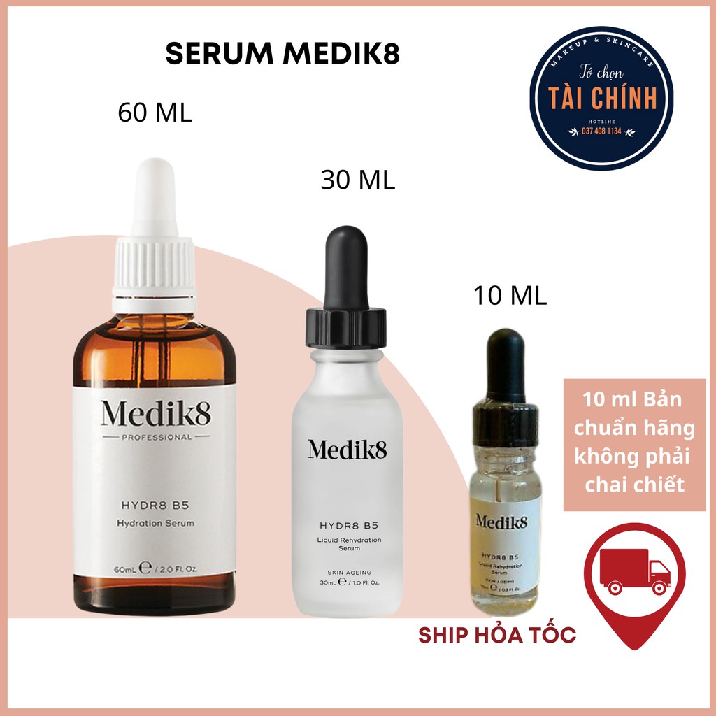 Serum dưỡng ẩm phục hồi Medik8 Hydr8 B5 size 60ml [DATE 1/2024]