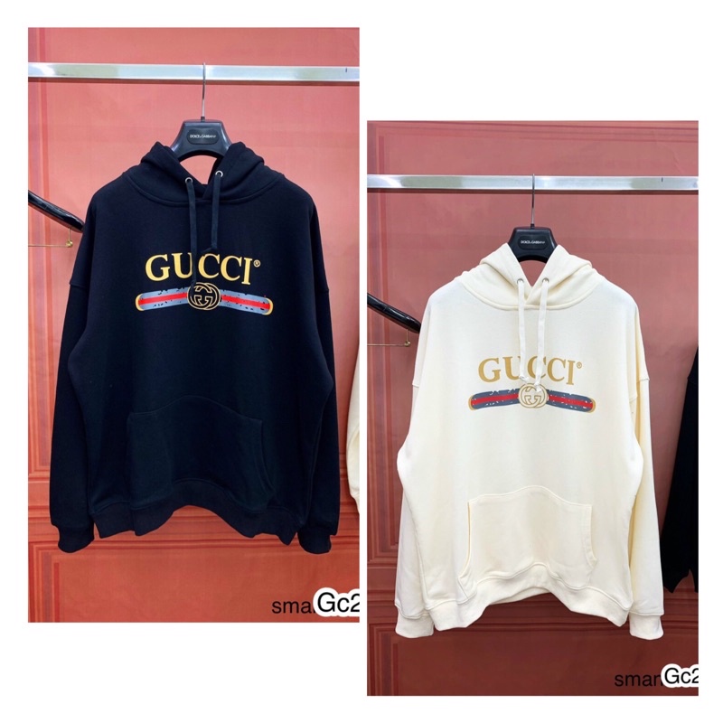 [Ảnh Thật] Áo nỉ mũ hoodie GCi chữ in có túi trước - Áo nỉ thu đông nam nữ hot hit