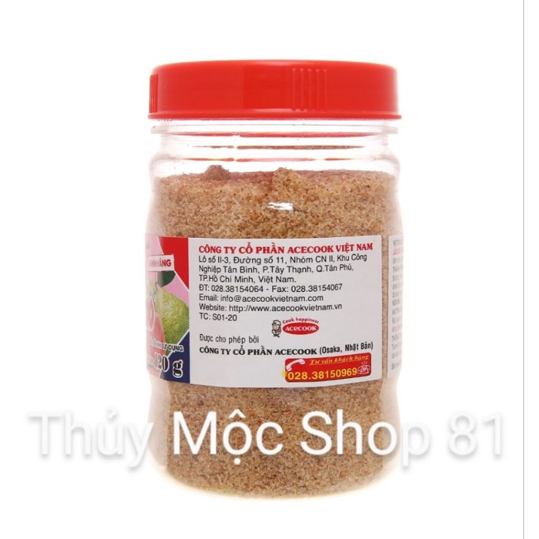 MUỐI CHẤM HẢO HẢO TÔM CHUA CAY 120G - COMBO 3 HŨ