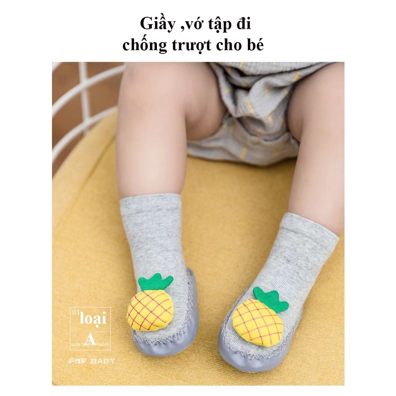 Giày vớ Baby sock nổi 3D chống trượt cho bé