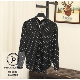 Bigsize Nữ - Sơ Mi Chấm Bi (MS 9029)