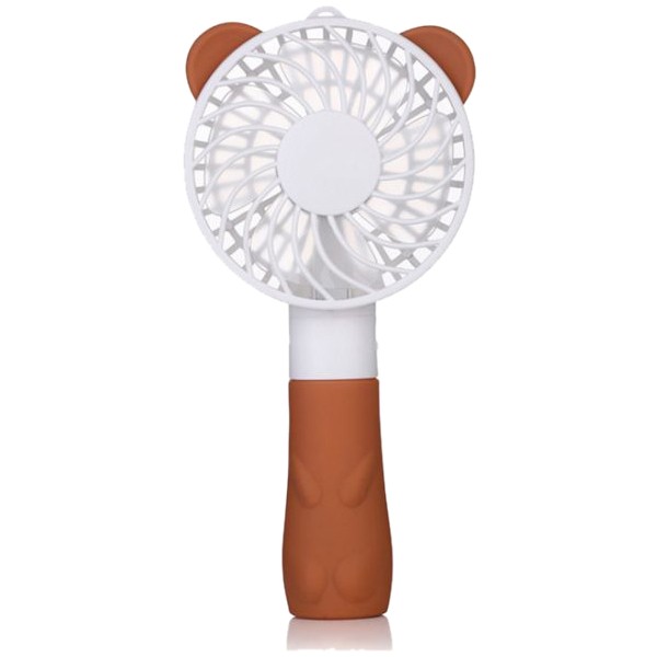 Quạt Phun Sương Mini Fan Q10 Cầm Tay Siêu Mát Tích Điện Có Tích Hợp Đèn Led Đổi Màu - Hình Tai Thú Xinh Xắn