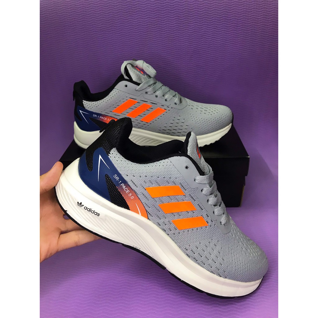 Giày thể thao nam nữ Giầy thể thao sneaker xám fullbox (Ảnh thật+video)