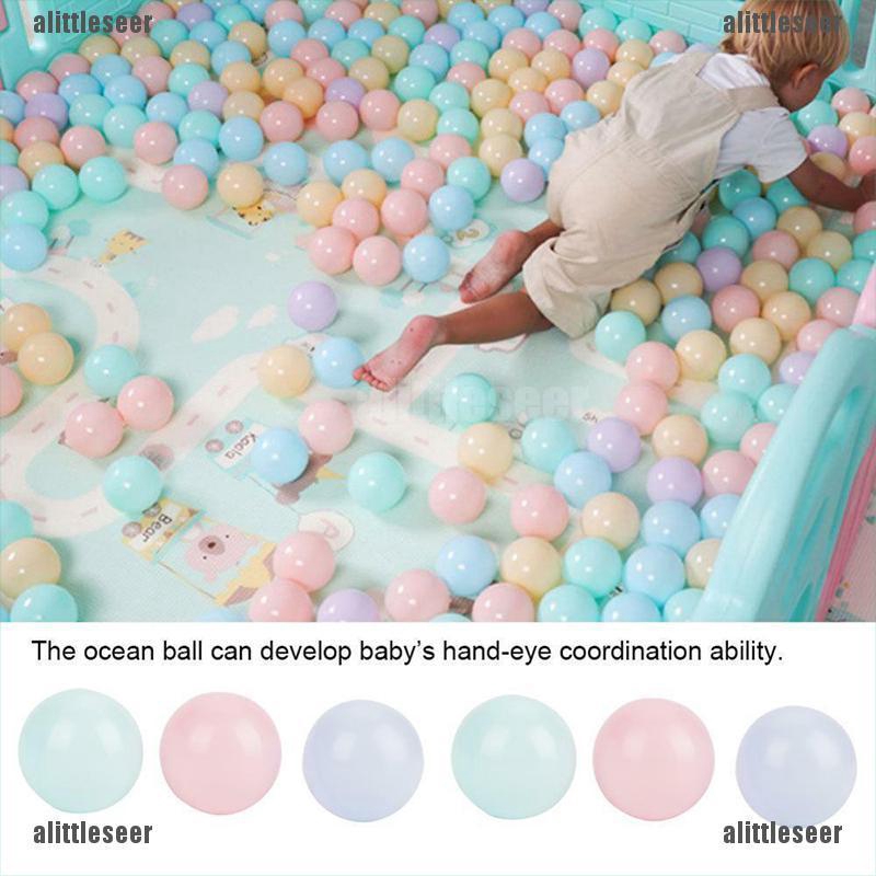 Set 100 / 200 Quả Bóng Nhựa Mềm Nhiều Màu Cho Bé