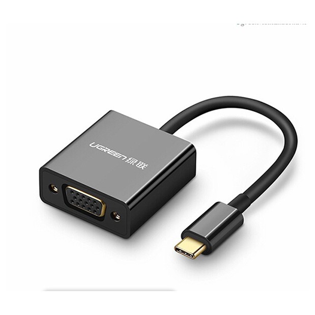 [Mã 155ELSALE giảm 7% đơn 300K] Cáp USB Type-C to VGA Full HD 1080p@60Hz chính hãng UGREEN 50250