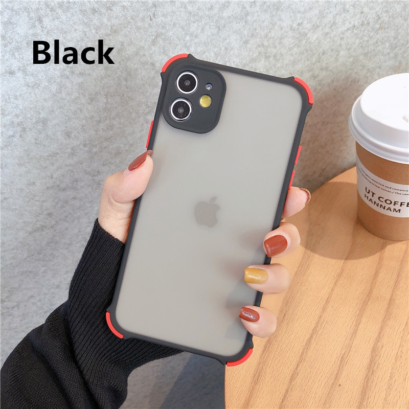 Huawei P50 P40 Pro P30 Pro P30 Lite Mate 20 Pro Mate 30 Mate 40 anti crack frosted  Soft TPU + plastic Shockproof Case Cover