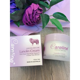 Kem Dưỡng Ẩm Cừu Tím Lanolin Cream Careline
