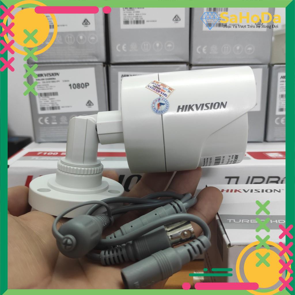 Trọn bộ 5/6/7/8 camera Hikvision Full HD DS-2CE16B2-IPF 2.0MP và DS-7108HGHI-F1