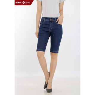 Quần ngố Jeans Nữ DQ303J329 GENVIET