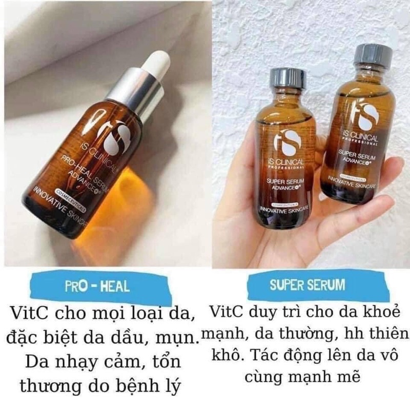 Serum dưỡng trắng, mờ thâm và chống lão hóa mạnh iS Clinical Serum viatmin C 30ML/60ML