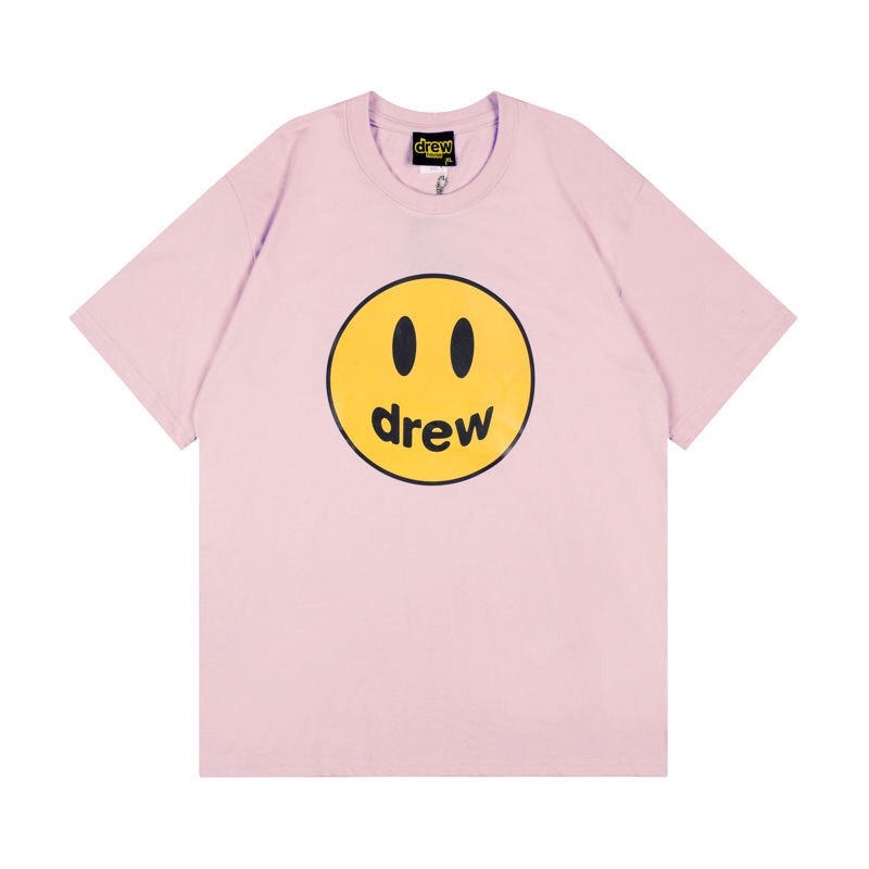 Áo phông D.R.E.W tay lỡ hình mặt cười_15 màu