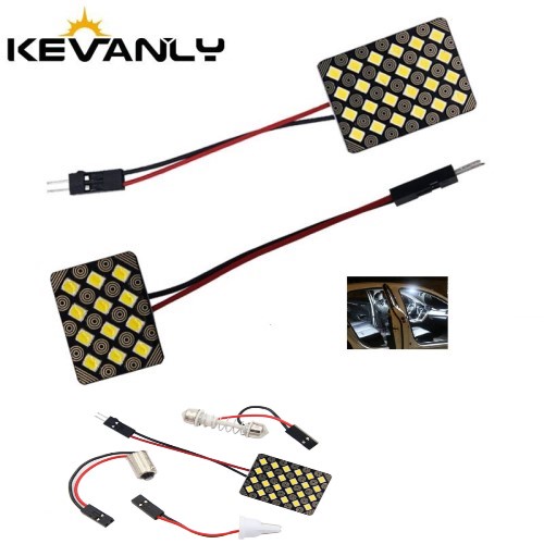 Đèn Led Kevanly C5W T10 Ba9S 12 / 24smd 2835 Cho Xe Hơi Chất Lượng Cao