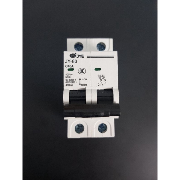 MCB-Cầu dao- Aptomat JYE JY-63 1P 2P (hàng tốt)