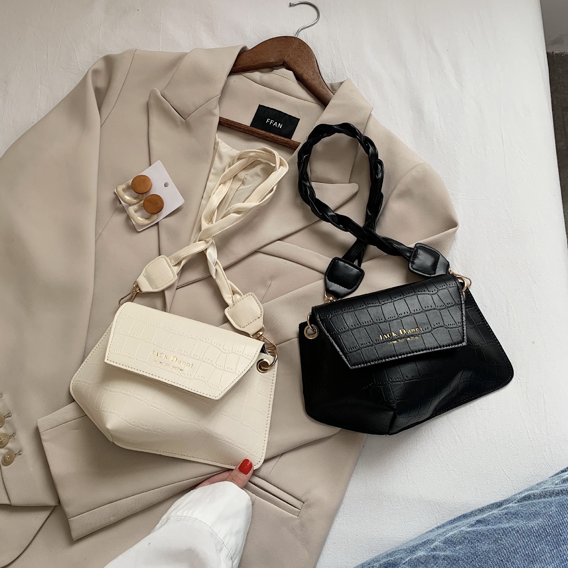 [Mã FASHIONT4WA2 giảm 10K đơn 50K] Túi Xách JASMIN NOIR 2020 Cho Nữ Thời Trang Hàn Quốc