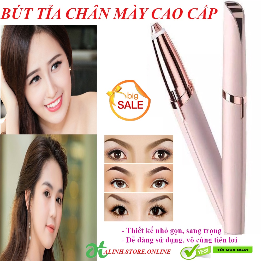Bút Tỉa Lông Mày Cao Cấp Flawlbss . Thiết kế Nhỏ gọn, Đẹp, Rẻ .Tự tạo kiểu lông mày cho mình.Tặng móc dán điện thoại | BigBuy360 - bigbuy360.vn