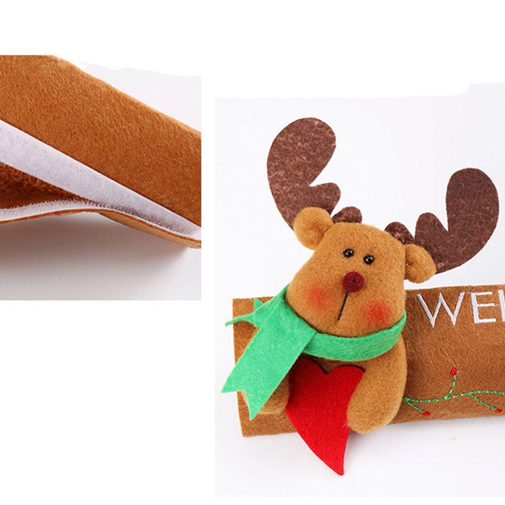 Vỏ Bọc Tay Cầm Tủ Lạnh Chống Tĩnh Điện Họa Tiết Giáng Sinh Trang Trí Lò Vi Sóng