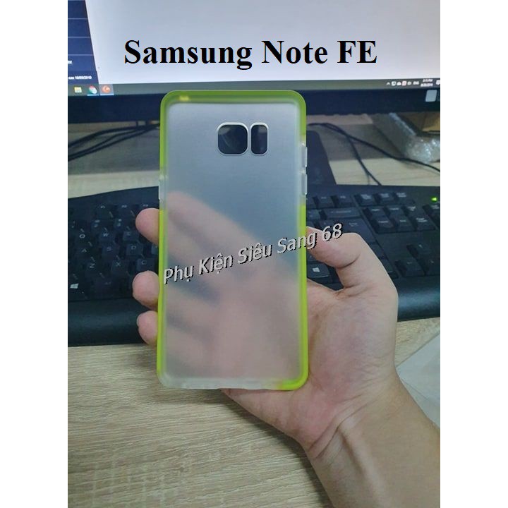 [Mã ELFLASH5 giảm 20K đơn 50K] Note Fe| Ốp Lưng Silicon Trong Chính Hãng Rock Samsung Note 7 / Note FE - PK68