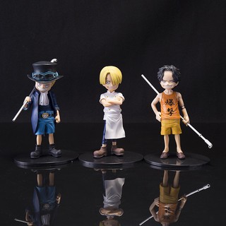 Set nhân vật OnePiece kid (5 nhân vật Luffy, Zoro, Sanji, Ace, Sabo) - OnePiece