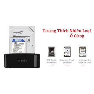 Đế cắm ổ cứng Orico 6228us3 - DOCKING ORICO 6228US3 - BK - Chính Hãng 100%- Bảo Hành 12 Tháng