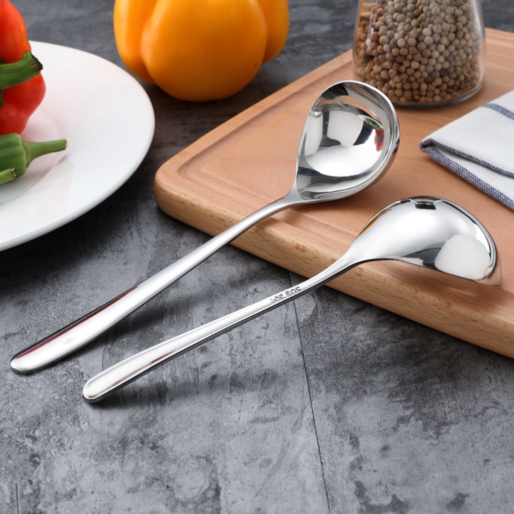 Muỗng MXMIO thép không gỉ sử dụng trong nhà hàng khách sạn sáng tạo múc súp nóng