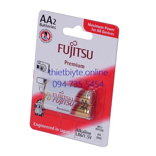 Pin AA Fujitsu Alkaline (1,5V) (vĩ 2 viên)