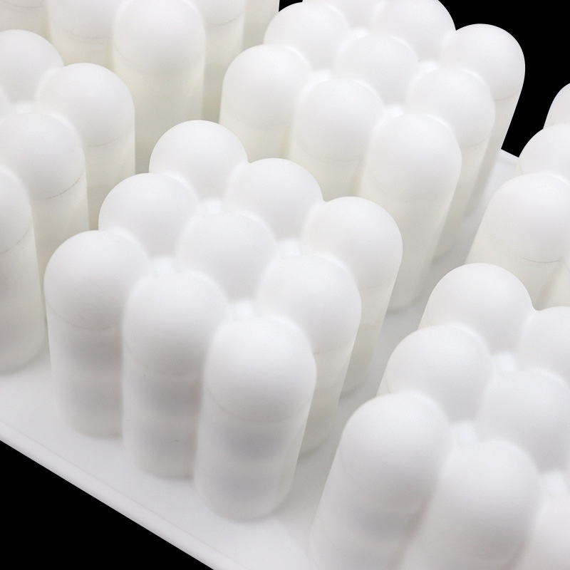 Khuôn Silicone Làm Bánh Mousse/Xà Phòng/Xà Phòng Hình Khối Rubik 3D DIY