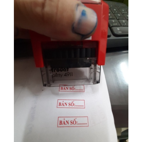 Con dấu BẢN SỐ