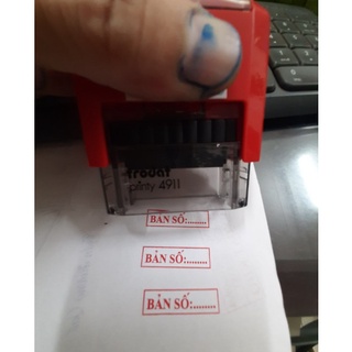 Con dấu BẢN SỐ (Chuẩn thông tư 24 Bộ Công An)