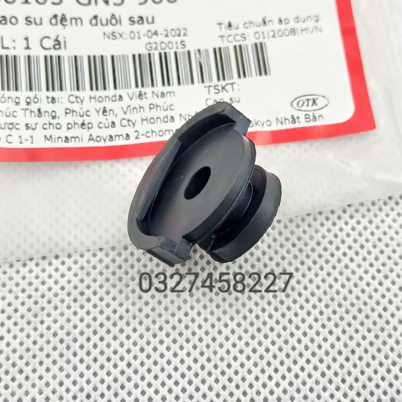 Cục cao su gắn đệm nhựa treo đuôi sau xe DREAM zin Honda