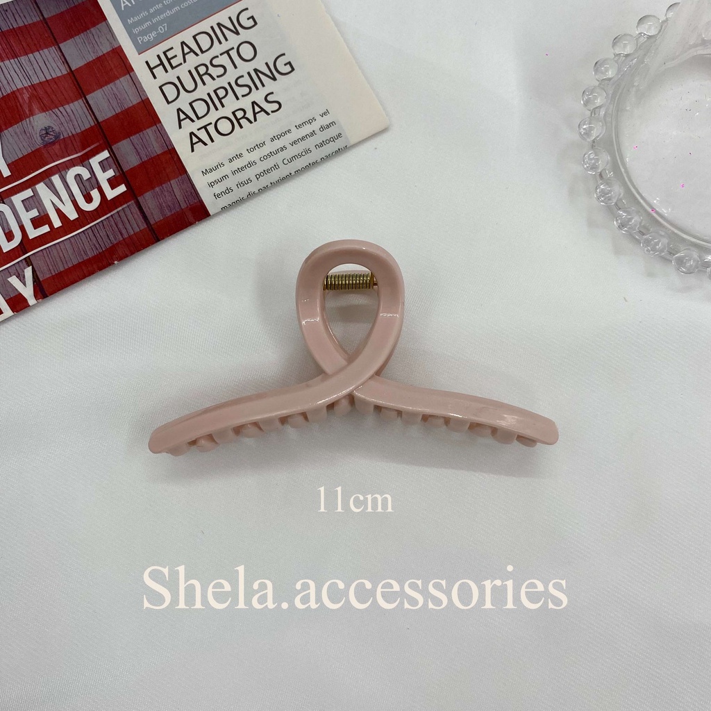 Kẹp tóc càng cua nhiều màu trendy phong cách Hàn Quốc dành cho nữ Shela.accessories