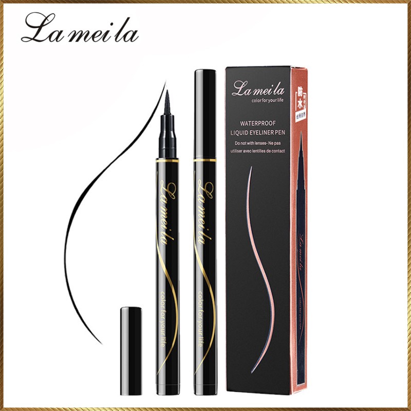 Bút kẻ mắt nét mảnh LAMEILA kháng nước không bị nhòe trang điểm lâu trôi