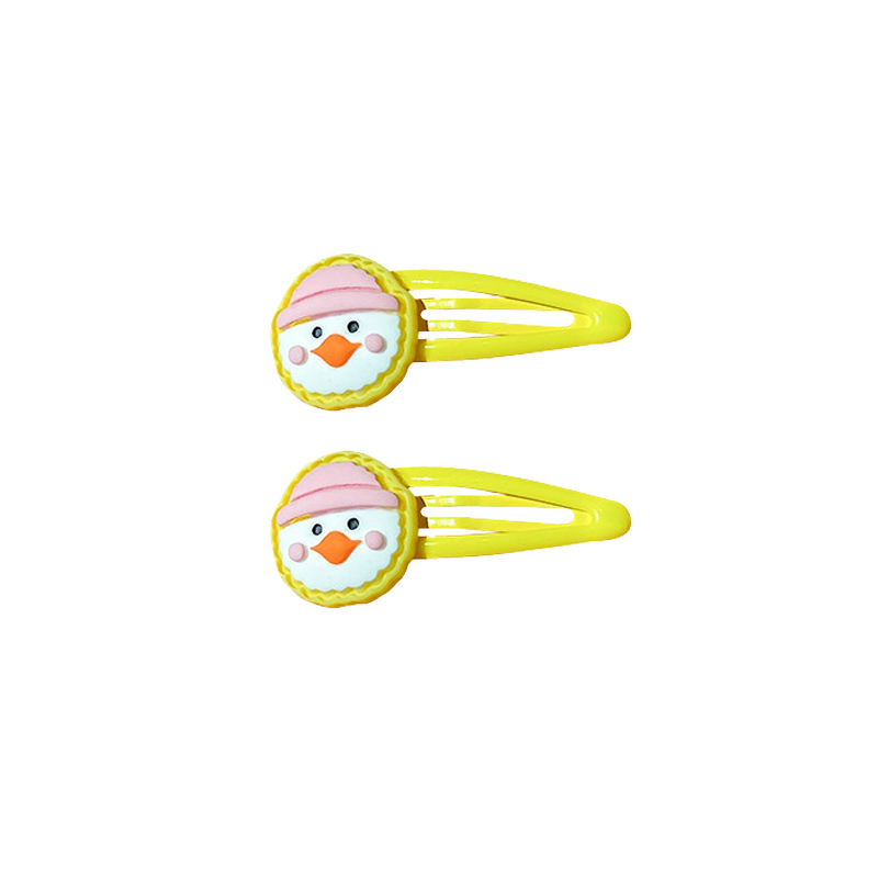 Set 2 kẹp tóc kiểu dáng hoạt hình dễ thương phong cách thời trang Hàn Quốc