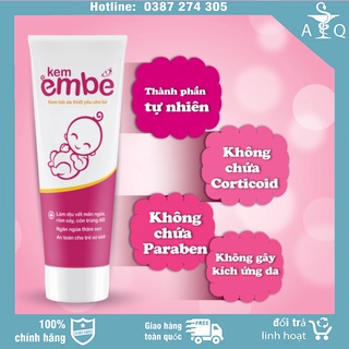 Kem Em Bé dưỡng ẩm da mờ sẹo ngừa thâm viêm da cơ địa muỗi đốt rôm sảy chàm sữa mẩn ngứa mát da rau má thảo dược kem hăm