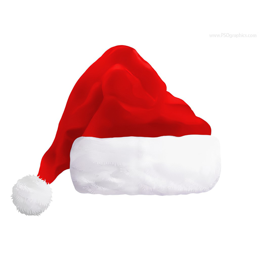 Mũ ông già Noel, mũ Noel hóa trang giáng sinh, chất liệu nỉ không phai màu.