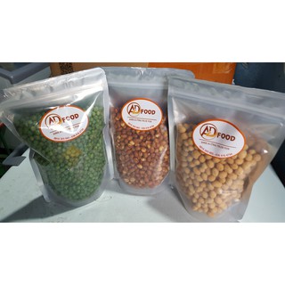 Combo 500g đậu phộng tỏi ớt + 500g đậu phộng da cá + 500g đậu hà lan.