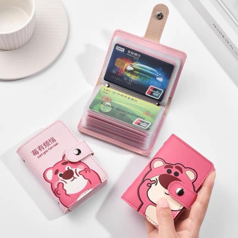VÍ ĐỰNG THẺ NHIỀU NGĂN GẤU LOTSO