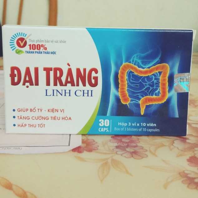 Đại tràng Linh Chi hộp 3 vỉ x 10 viên