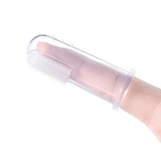 Rơ lưỡi silicon xỏ ngón chống tưa miệng dai mềm cao cấp an toàn cho bé
